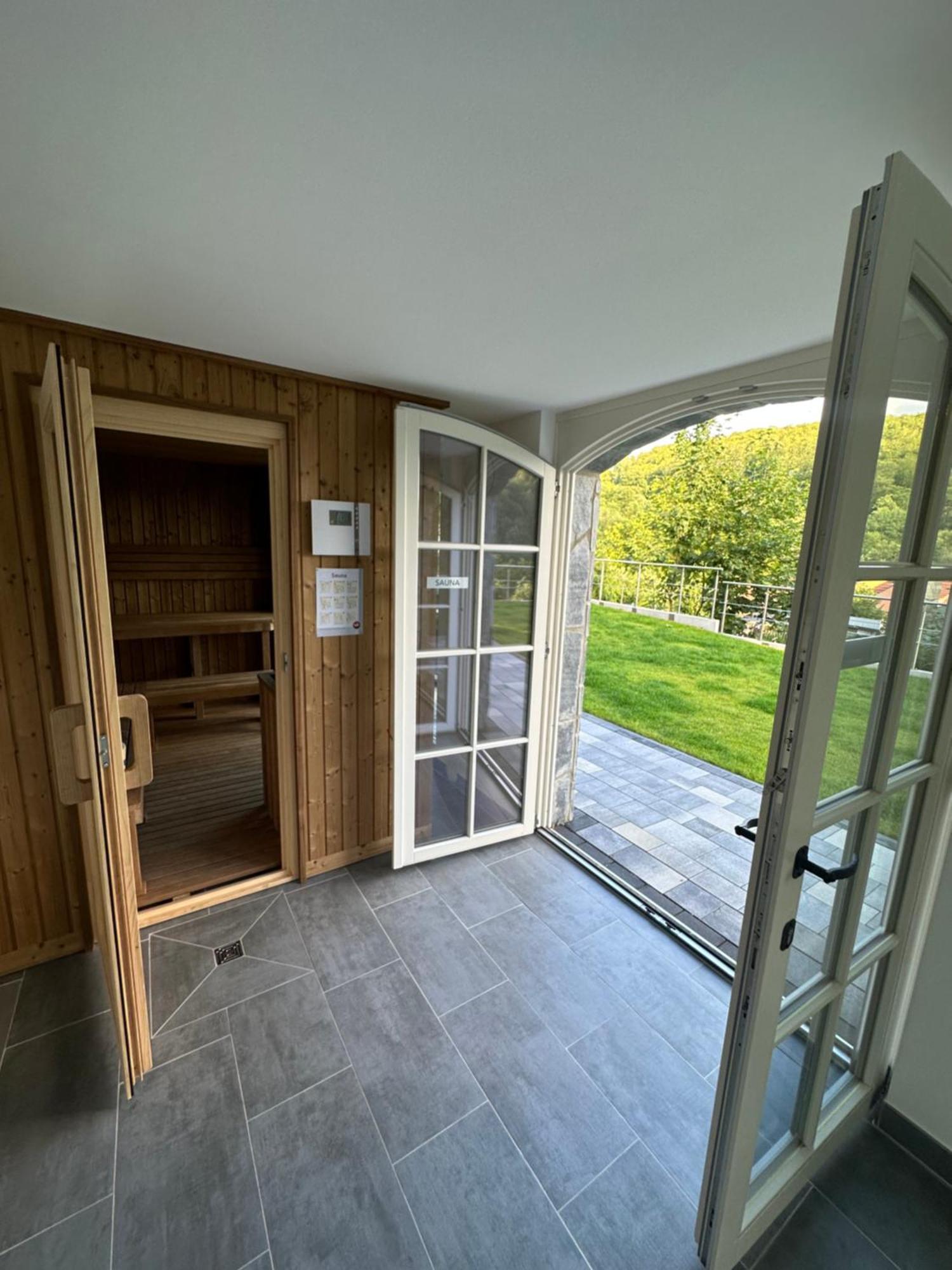 Ferienwohnung Blick Thyratal Stolberg i. Harz Exterior foto